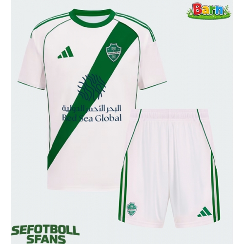 Al-Ahli Bortaställ Barn 2025-26 Kortärmad (+ Korta byxor)